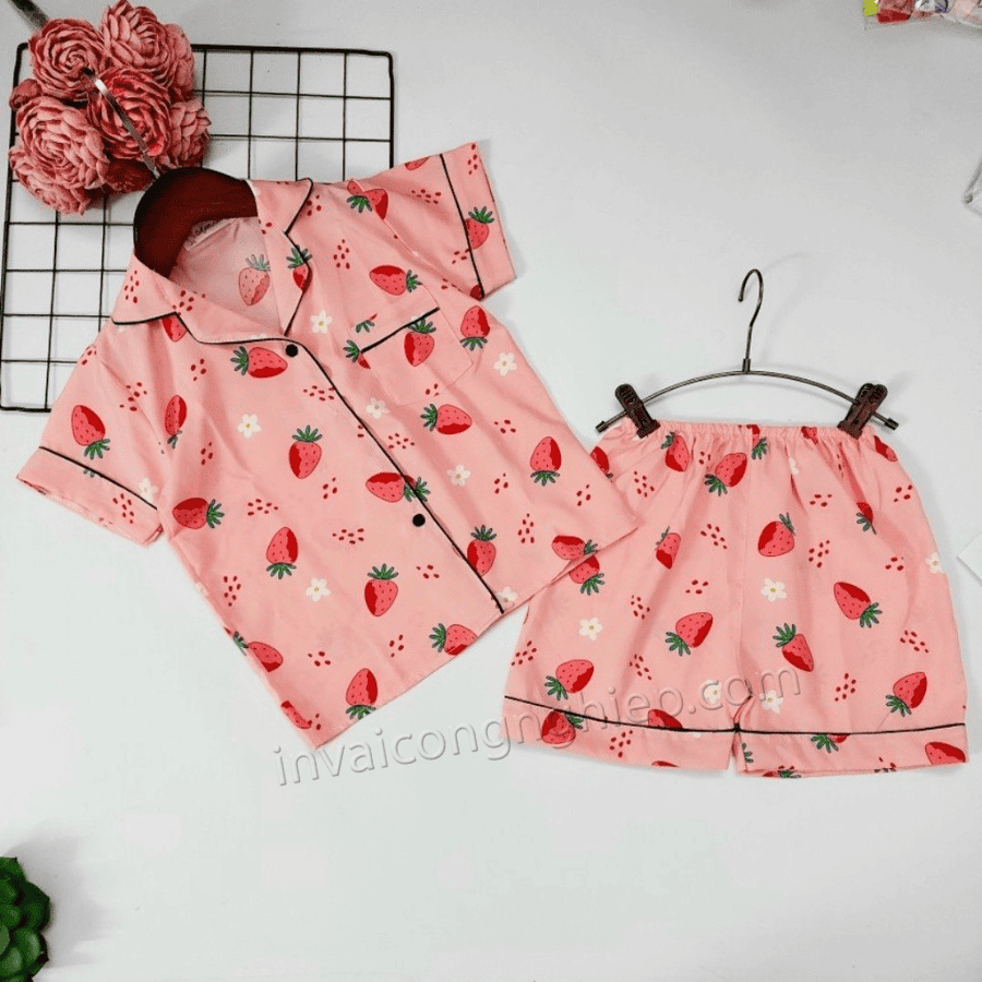 in đồ pijama trẻ em
